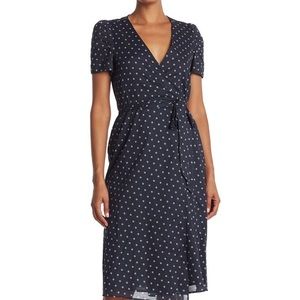 NWT Alex Mill Kate Wrap Dress Mini Poppy